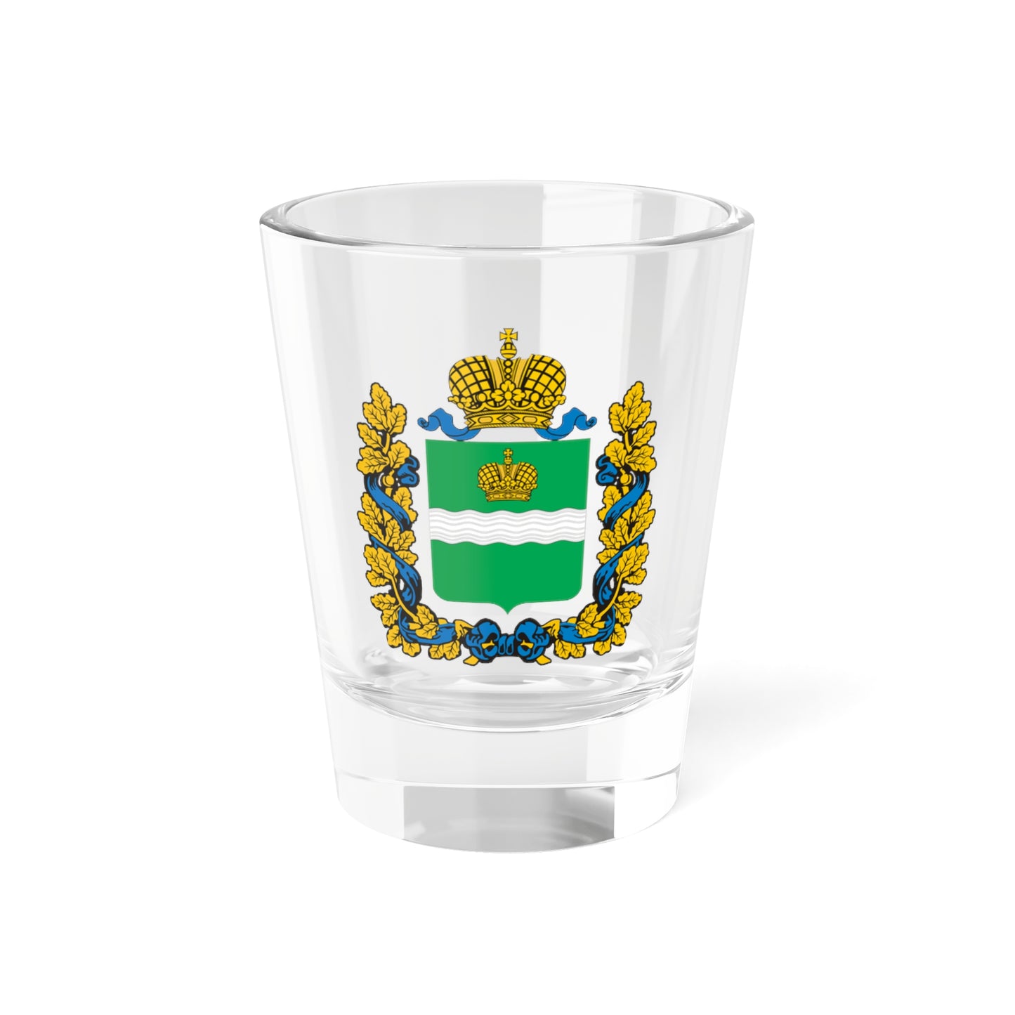Coat of arms of Kaluga Oblast (Russia) (Coat of Arms) Shot Glass 1.5oz