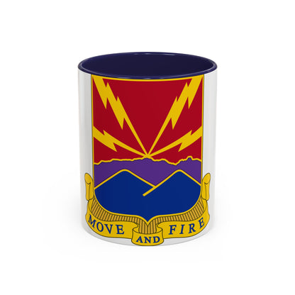 593rd Field Artillery Battalion (U.S. Army) Accent Coffee Mug