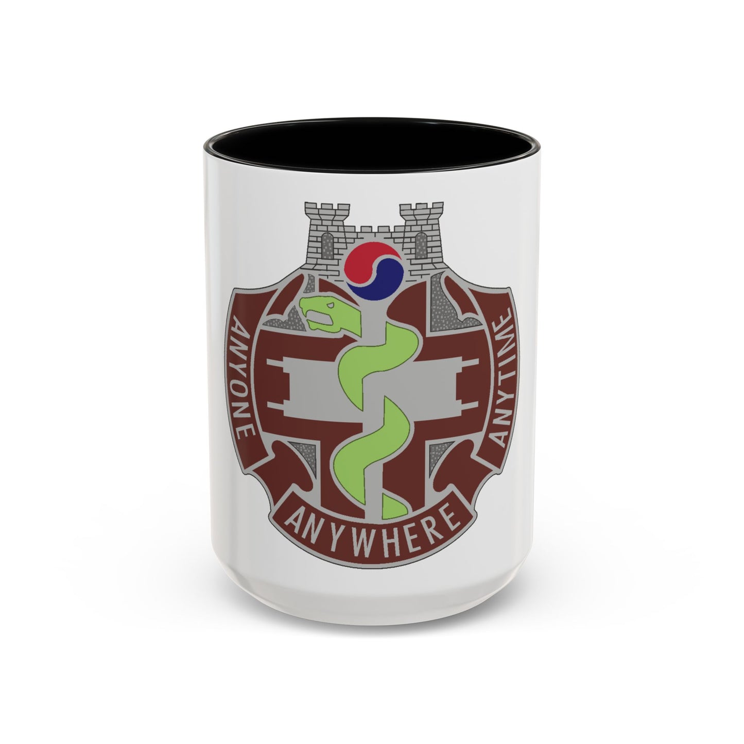 421 Medical Battalion (U.S. Army) Accent Coffee Mug