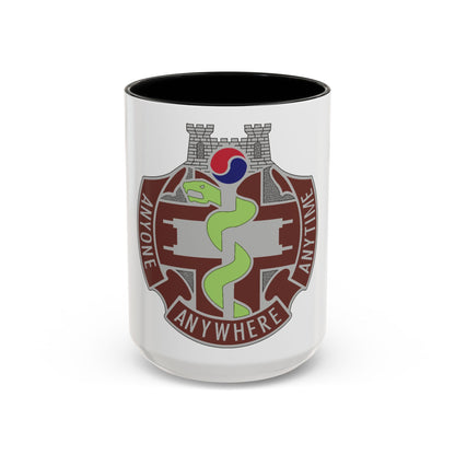 421 Medical Battalion (U.S. Army) Accent Coffee Mug