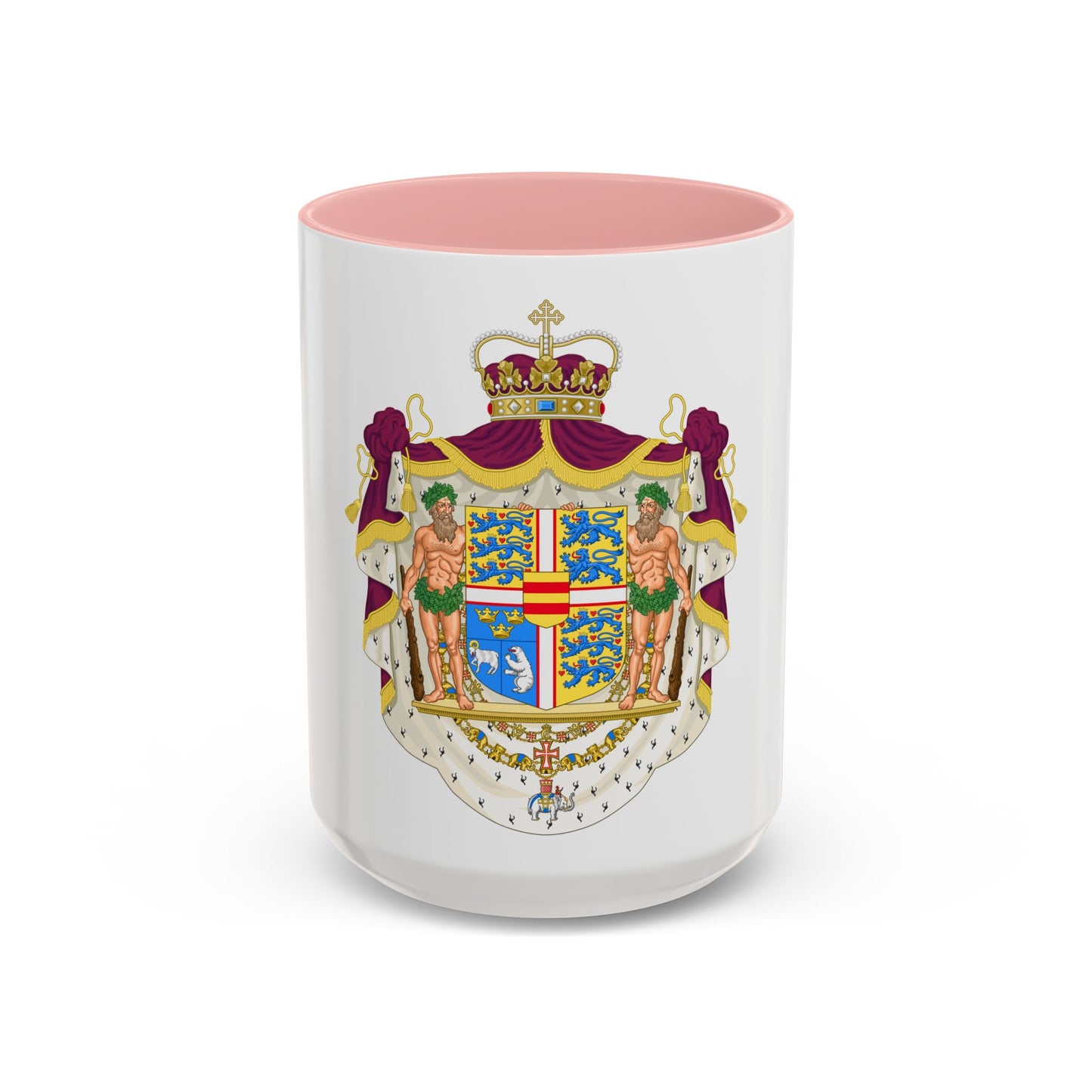Coat of arms of the Crown Prince of Denmark - Accent Coffee Mug