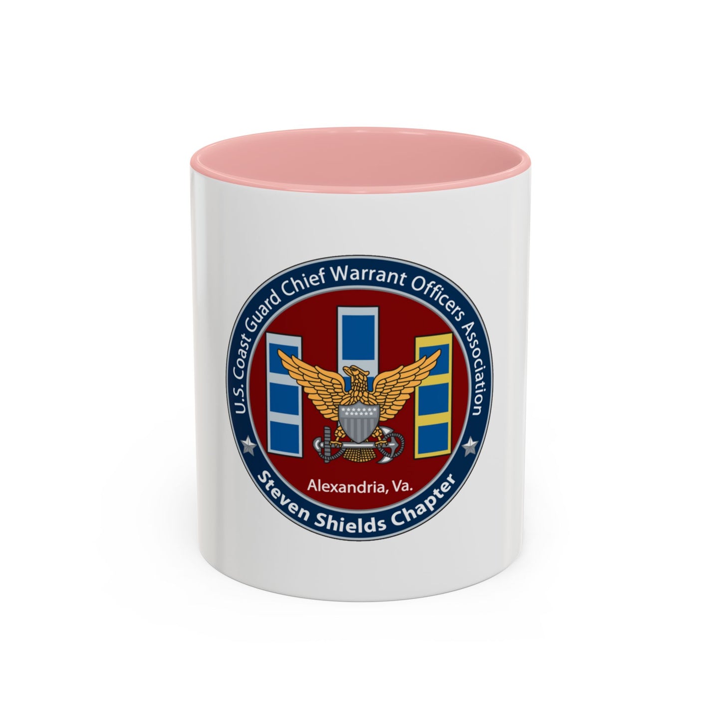 USCG CWO Assoc Steven Shields Chapter (U.S. Coast Guard) Accent Coffee Mug