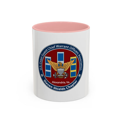USCG CWO Assoc Steven Shields Chapter (U.S. Coast Guard) Accent Coffee Mug