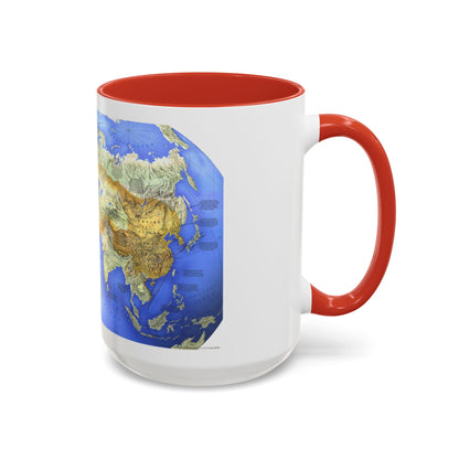 Mongol Khans and Their Legacy (1996) (Map) Accent Coffee Mug