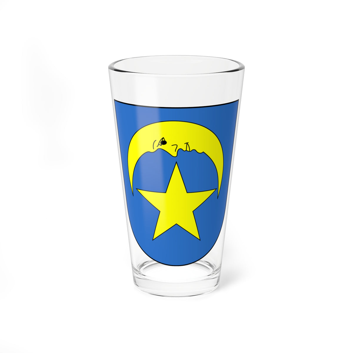 Niederglatt-blazon (Switzerland) (Coat of Arms) Pint Glass 16oz