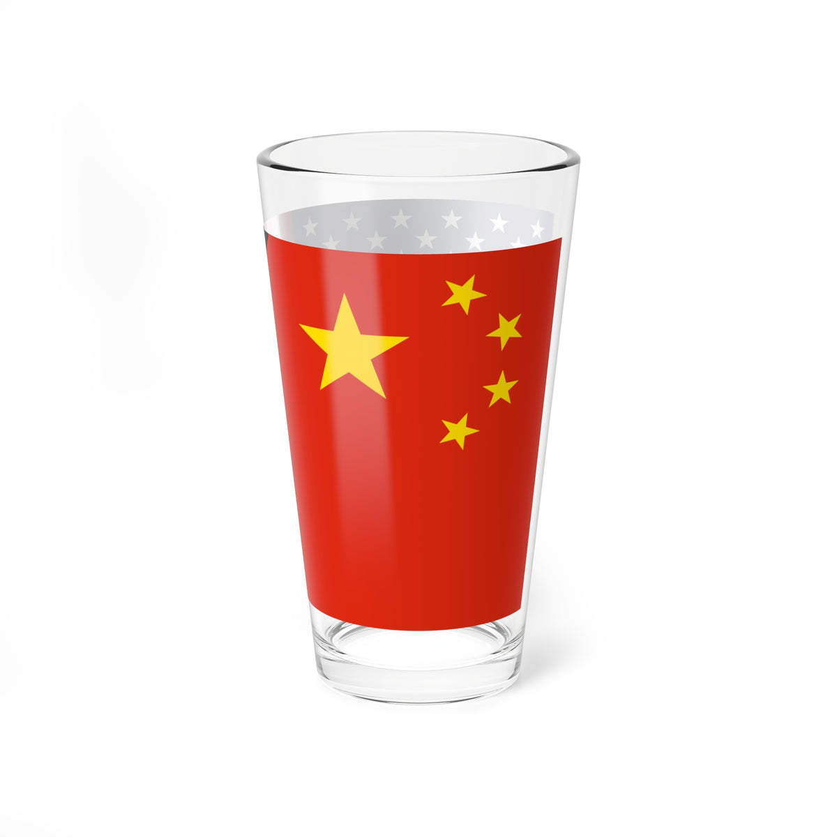 FlagUSA FlagPRC crash (China) Pint Glass 16oz