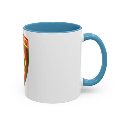 Hawaiian Division (U.S. Army) Accent Coffee Mug