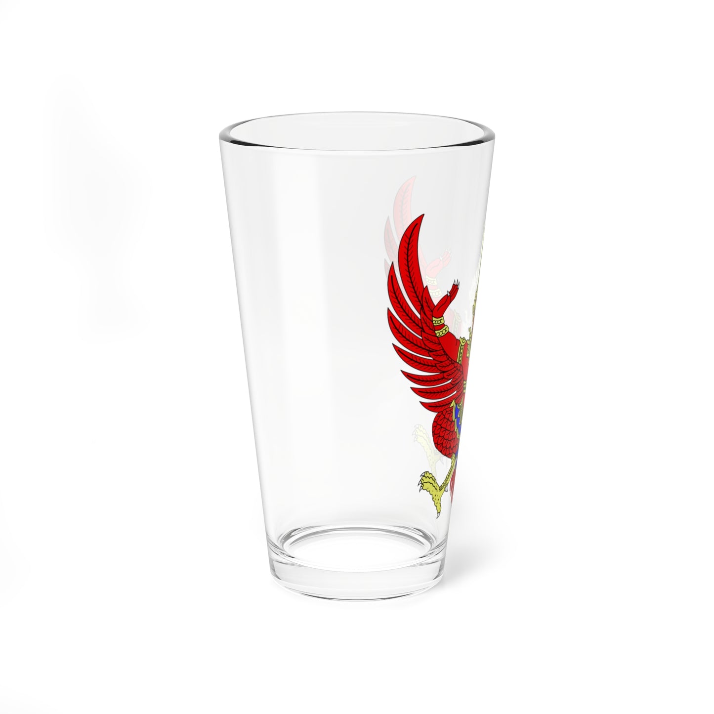 Thai Garuda emblem (Thailand) (Coat of Arms) Pint Glass 16oz