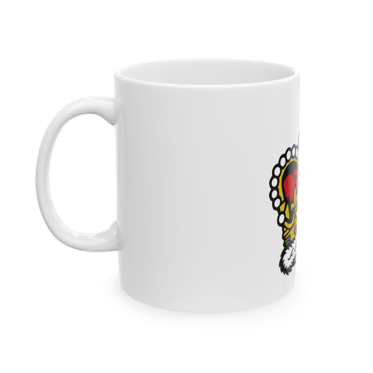 Canadian Crown - White Coffee Mug