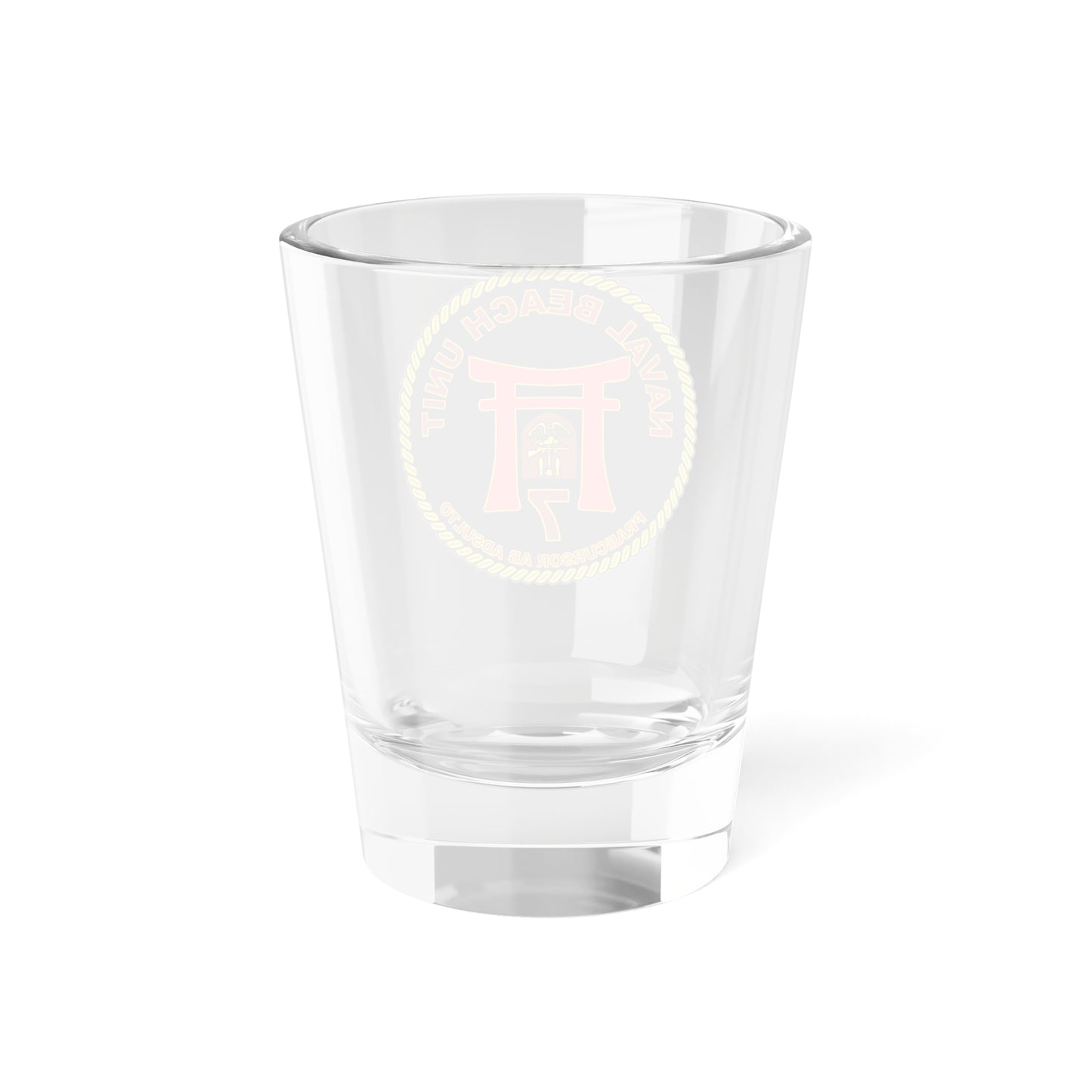 Naval Beach Unit 7 Circle (U.S. Navy) Shot Glass 1.5oz