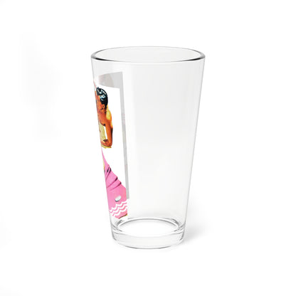Our Moment is Swift (Pt. 1 of 3), Cosmopolitan, May 1944 (Magazine Illustration) Pint Glass 16oz