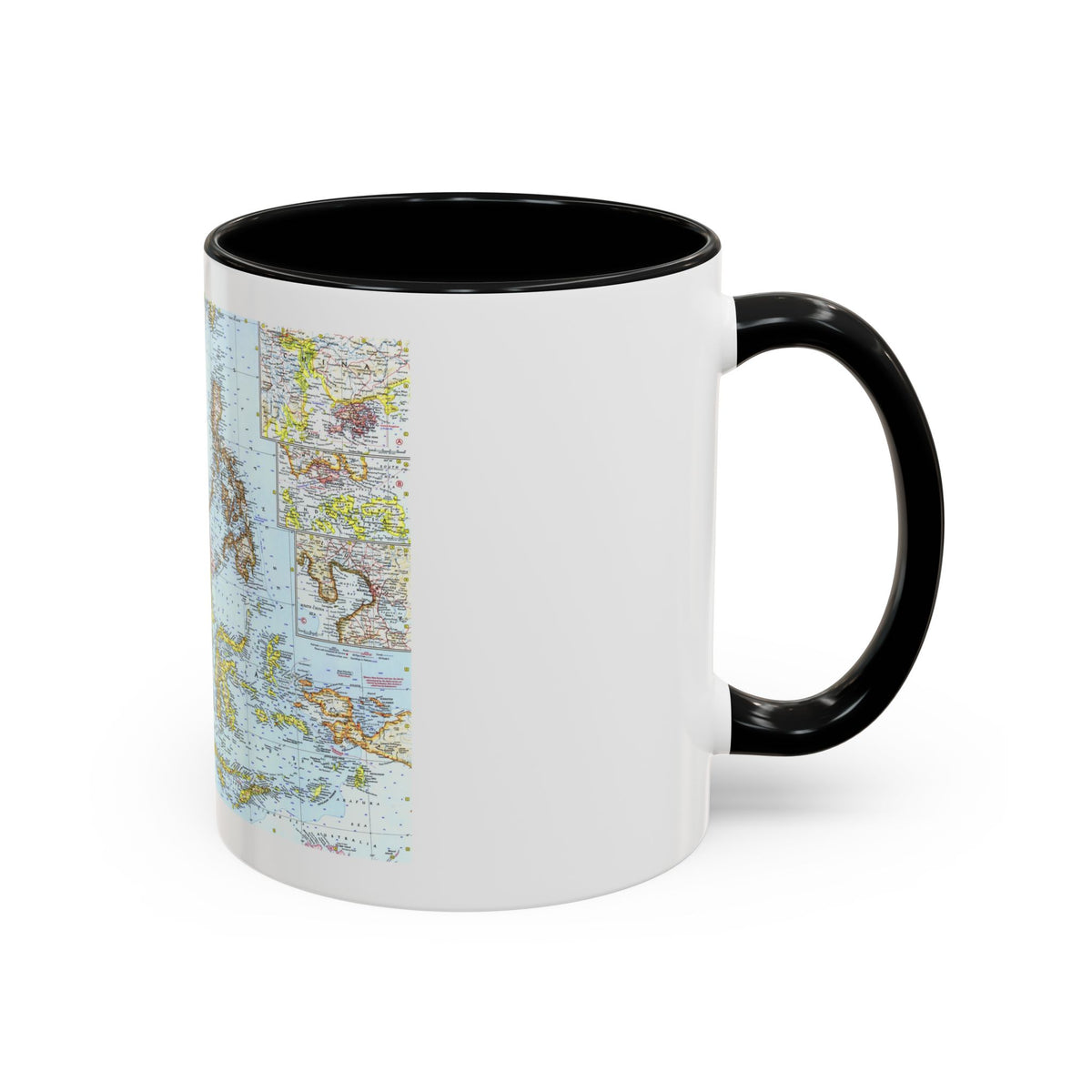 Asia - Southeast (1961) (Map) Accent Coffee Mug