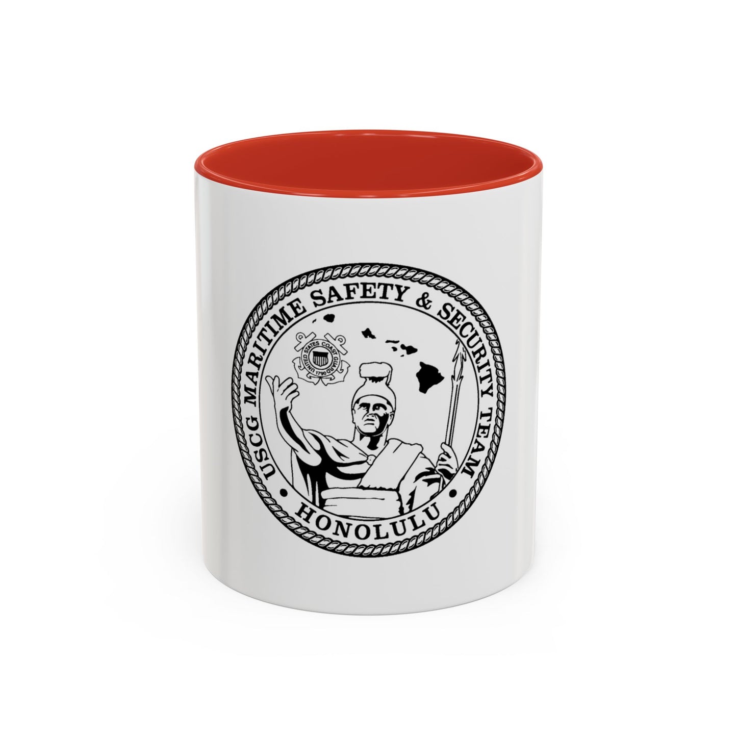USCG MSST Honolulu (U.S. Coast Guard) Accent Coffee Mug