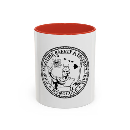 USCG MSST Honolulu (U.S. Coast Guard) Accent Coffee Mug