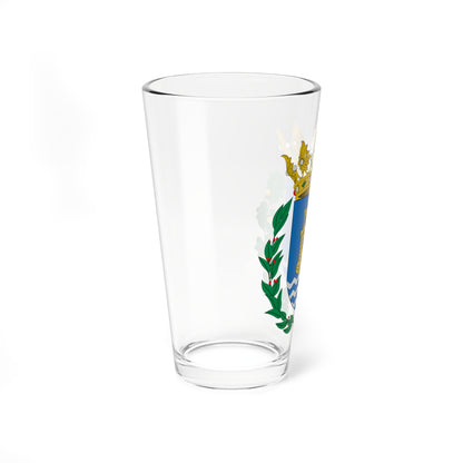 Escudo de Alcalá de Henares alternativo (Spain) (Coat of Arms) Pint Glass 16oz