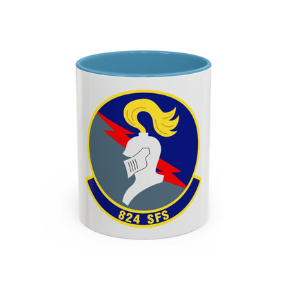 824th Security Forces Squadron (U.S. Air Force) Accent Coffee Mug