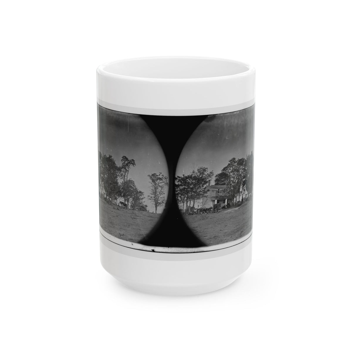 Spotsylvania Court House, Va., Vicinity. Beverly House, Headquarters Of Gen. Gouverneur K. Warren, 5th Corps (U.S. Civil War) White Coffee Mug