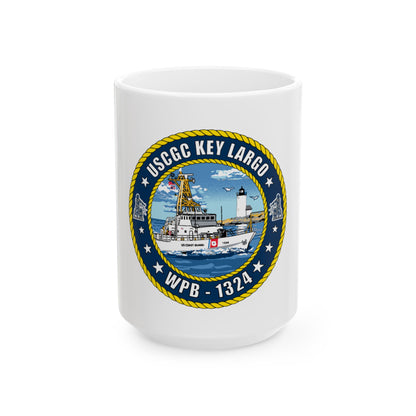 USCGC Key Largo WPB 1324 (U.S. Coast Guard) White Coffee Mug
