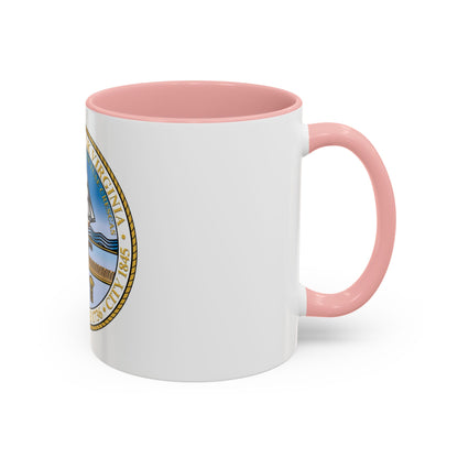 Seal of Norfolk Virginia - Accent Coffee Mug