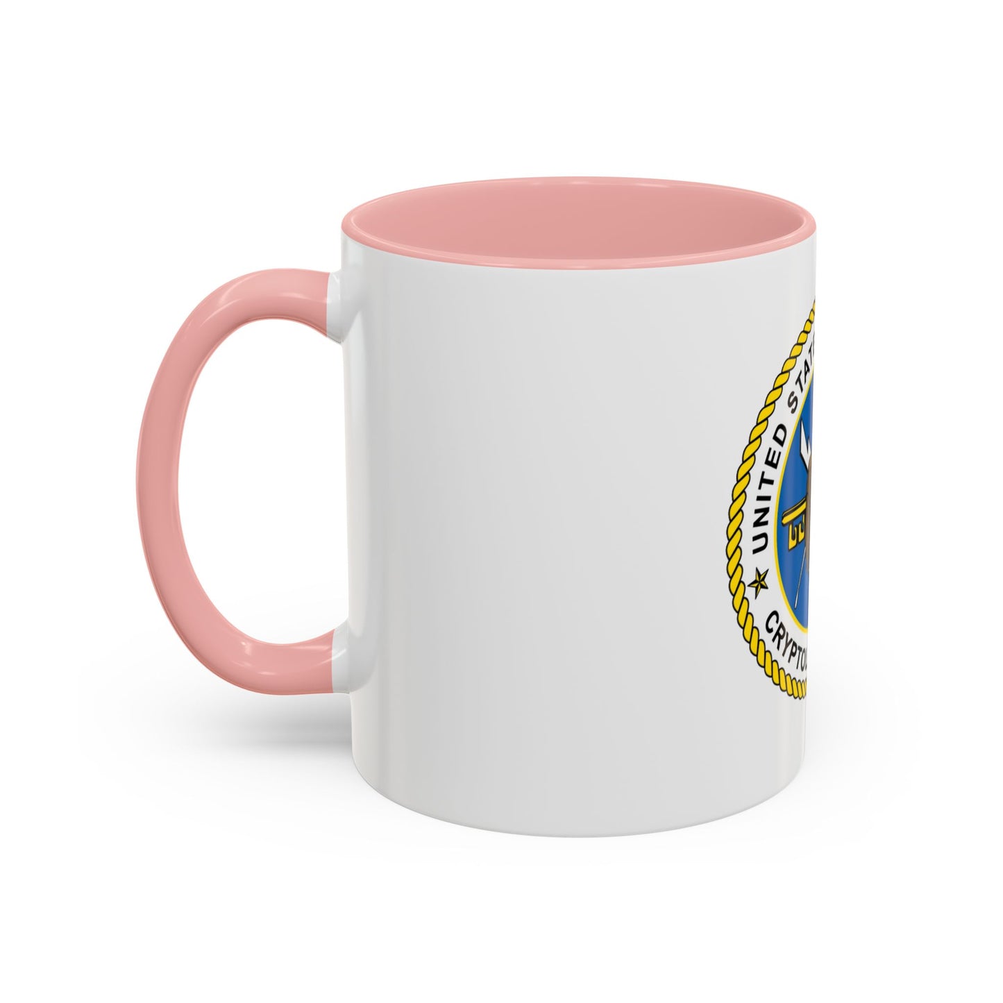 USCG Cryptologic Group (U.S. Coast Guard) Accent Coffee Mug