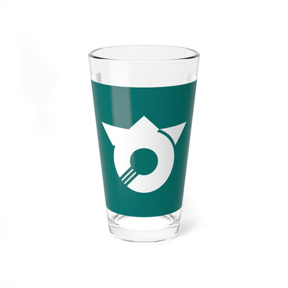 Flag of Kamiita Tokushima (Japan) Pint Glass 16oz