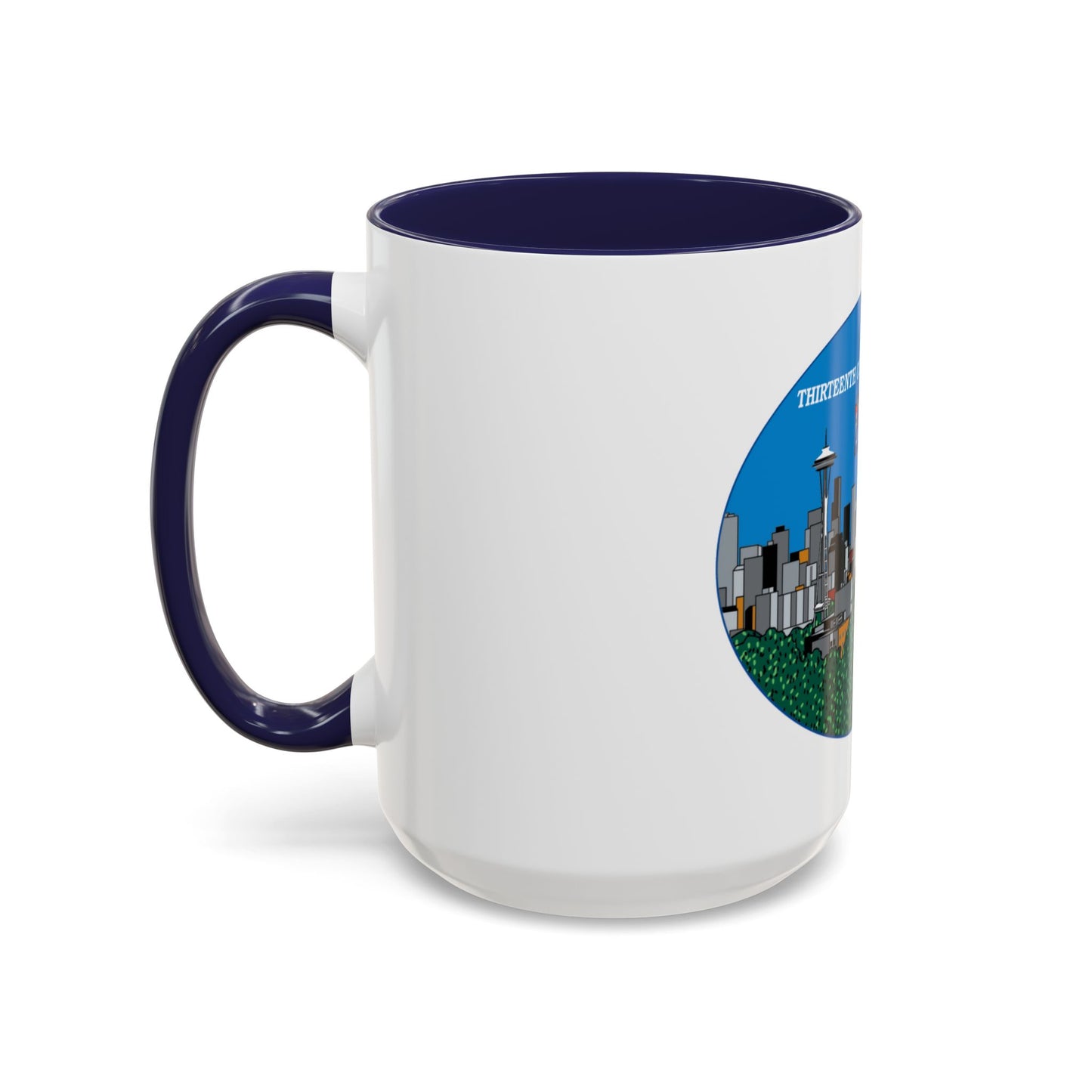 13th CG District Pacific Northwest (U.S. Coast Guard) Accent Coffee Mug