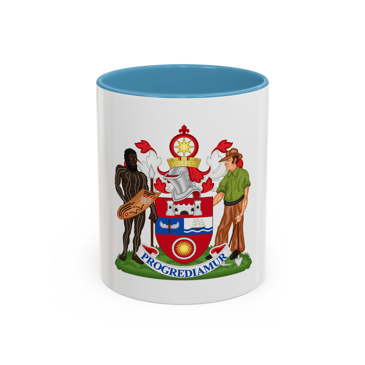Coat of Arms Darwin Australia - Accent Coffee Mug
