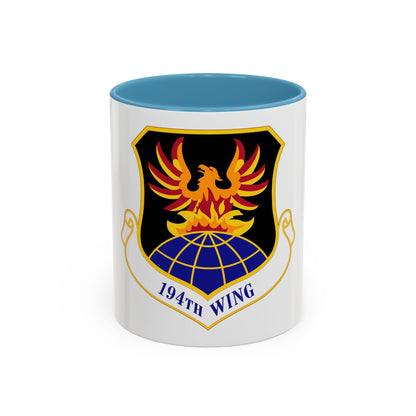 194th Wing (U.S. Air Force) Accent Coffee Mug