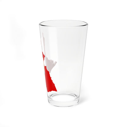 Flag-map of Sevastopol (Russia) Pint Glass 16oz