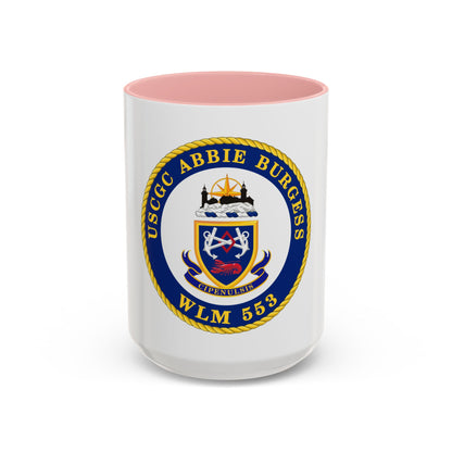 USCGC Abbie Burgess WLM 553 (U.S. Coast Guard) Accent Coffee Mug