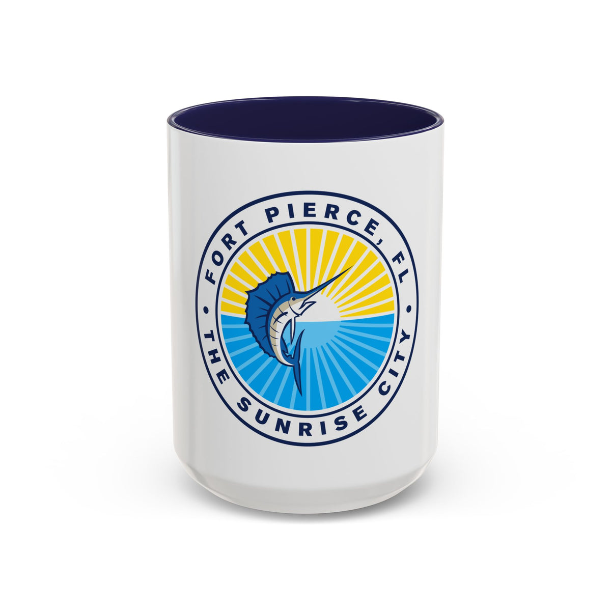 Seal of Fort Pierce Florida - Accent Coffee Mug