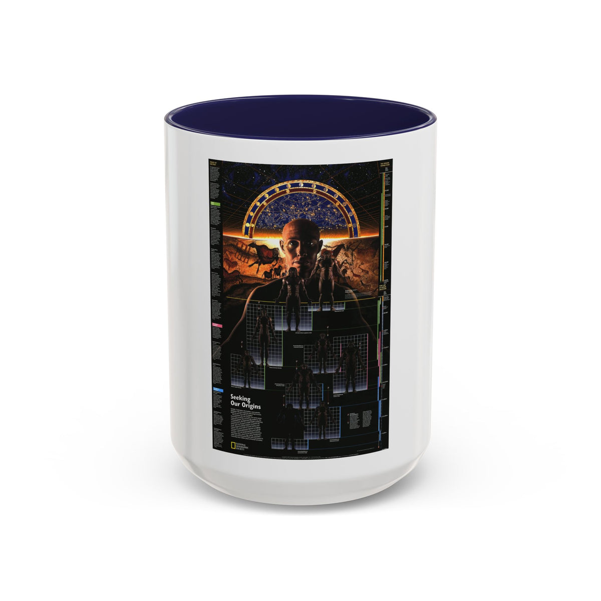 Seeking Our Origins (1997) (Map) Accent Coffee Mug