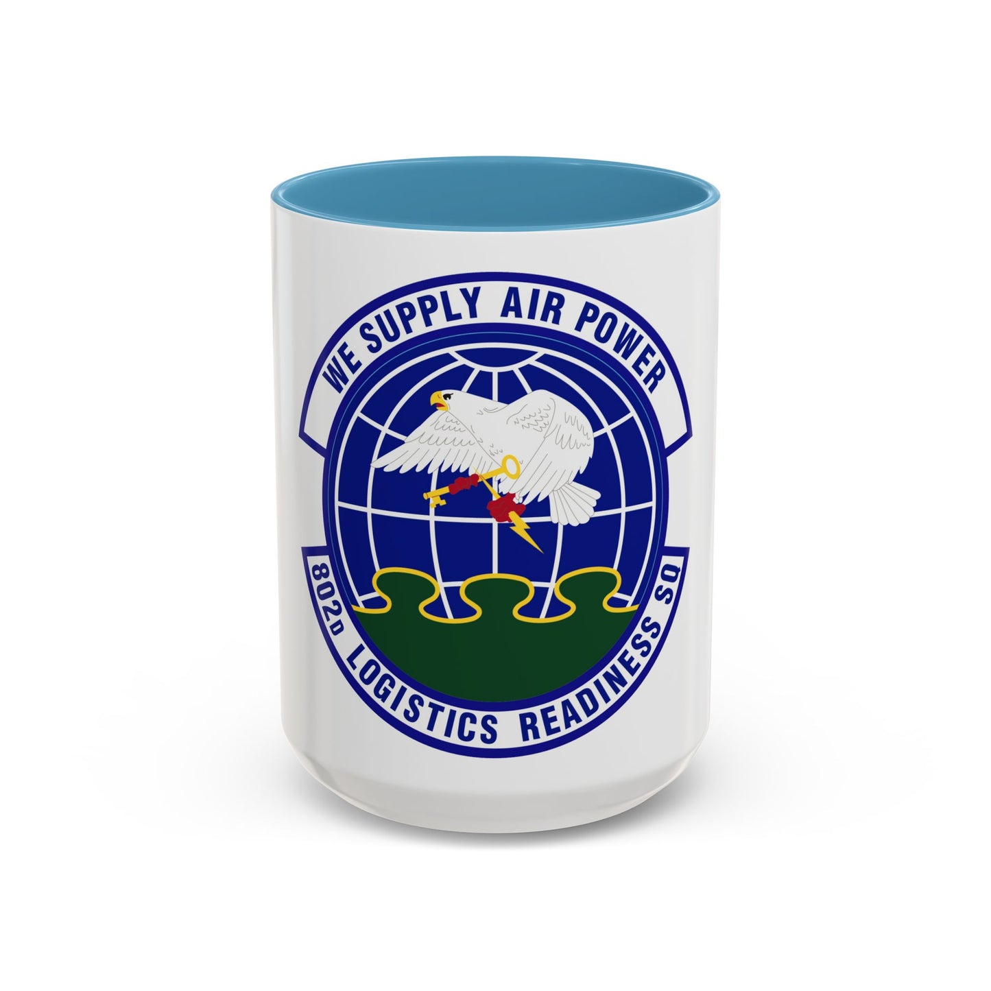 802d Logistics Readiness Squadron (U.S. Air Force) Accent Coffee Mug