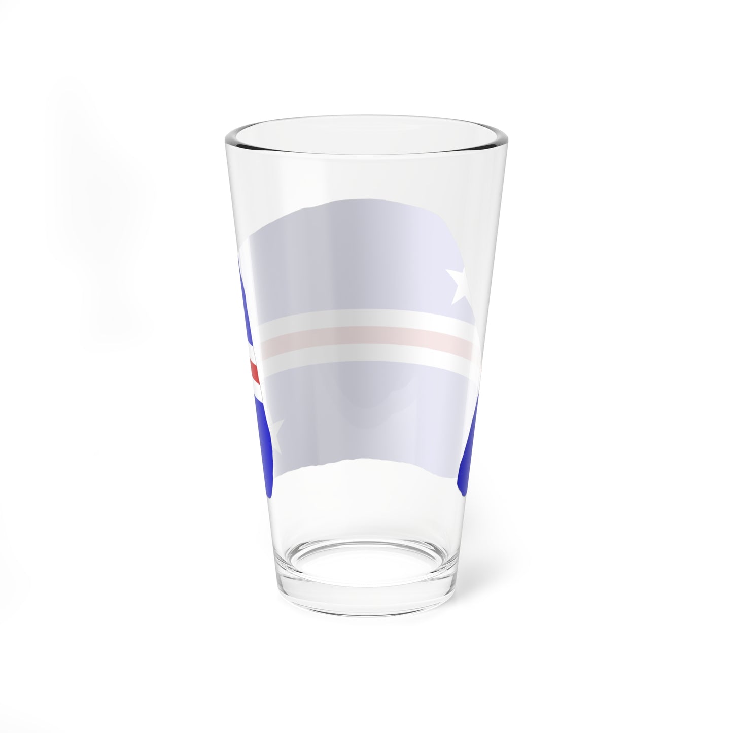 Jarvis Island flag map local (United States) Pint Glass 16oz