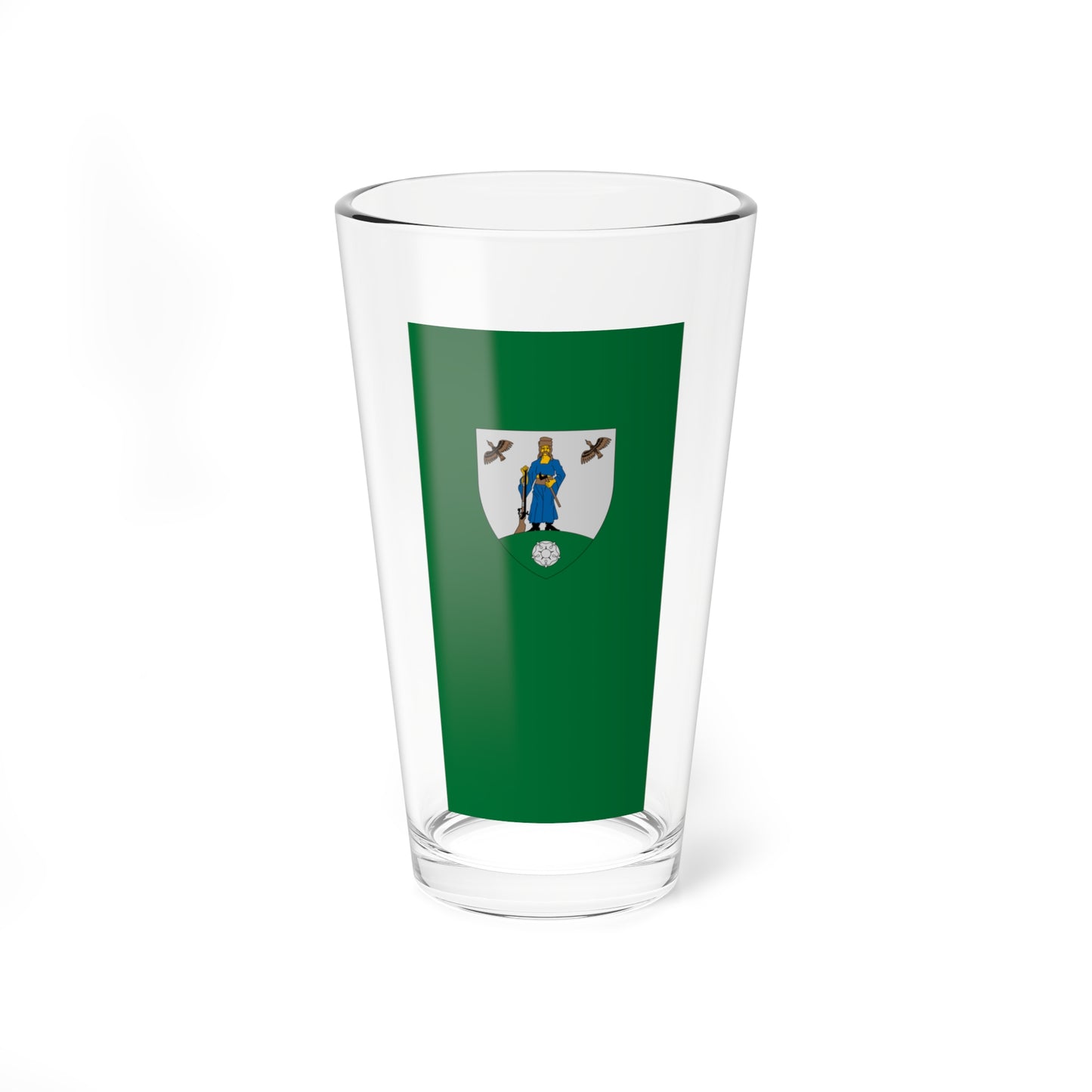 Flag of Visnye (Hungary) Pint Glass 16oz
