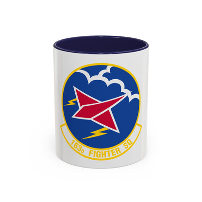 163 Fighter Squadron (U.S. Air Force) Accent Coffee Mug