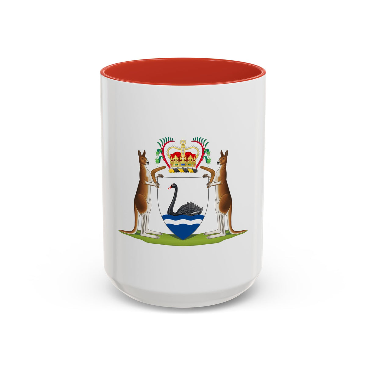 Coat of arms of Western Australia - Accent Coffee Mug