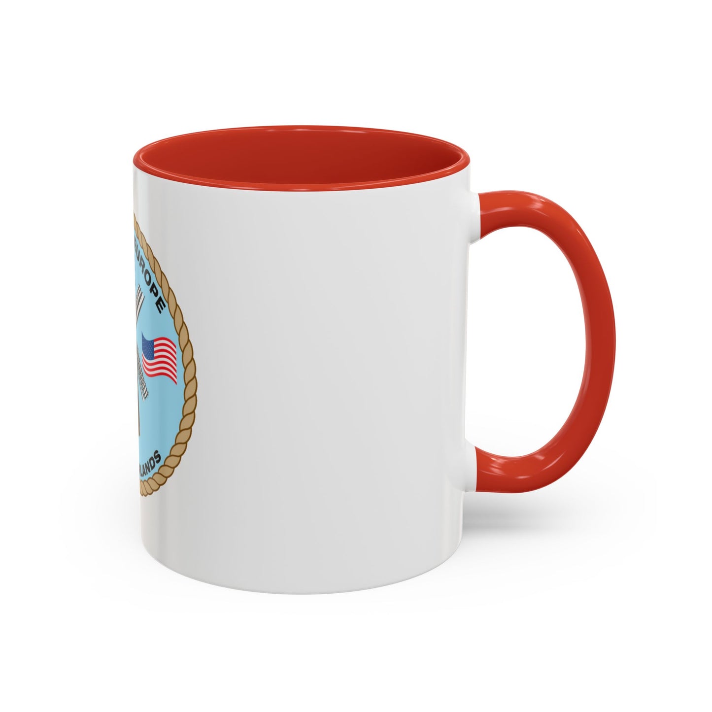 USCG Activities Europe the Netherlands (U.S. Coast Guard) Accent Coffee Mug