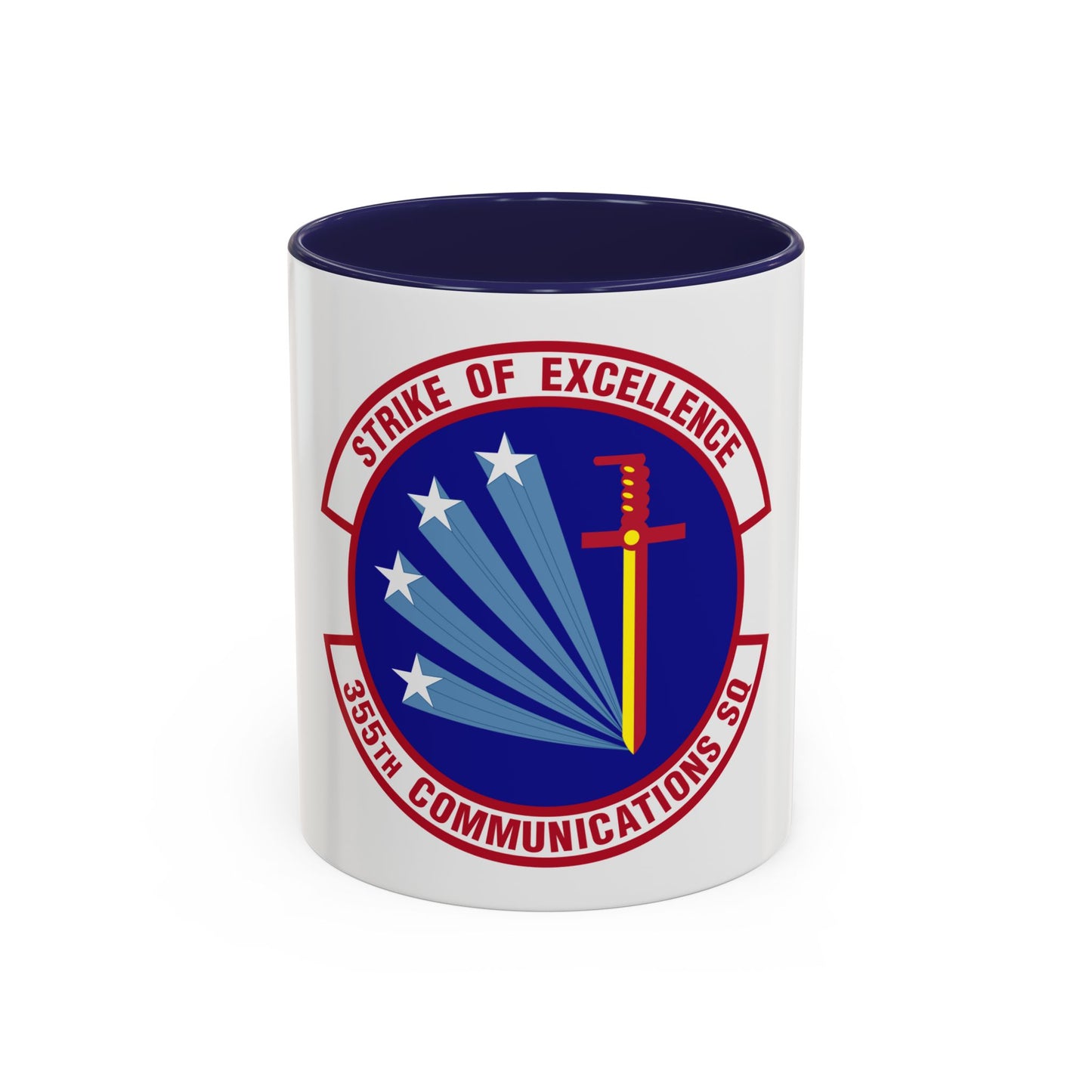 355 Communications Squadron ACC (U.S. Air Force) Accent Coffee Mug