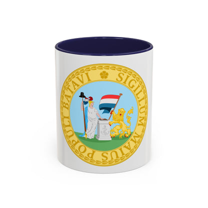 Great Seal of the Batavian Republic (1796) - Accent Coffee Mug