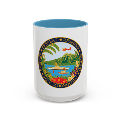 USCG Sector Honolulu (U.S. Coast Guard) Accent Coffee Mug