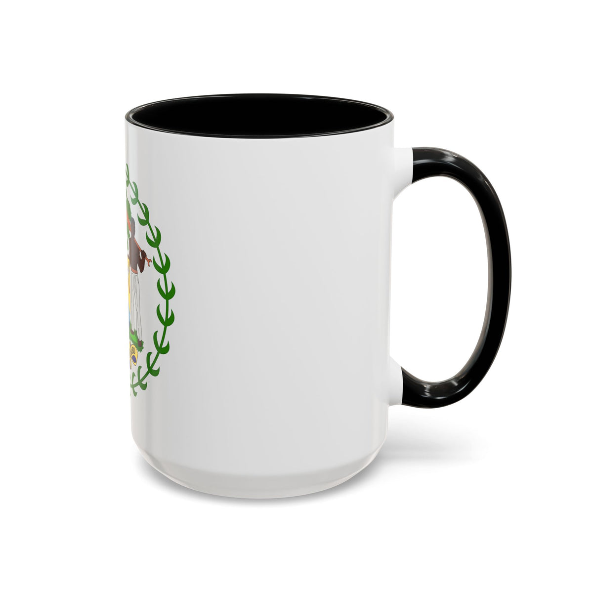 Coat of arms of Belize - Accent Coffee Mug