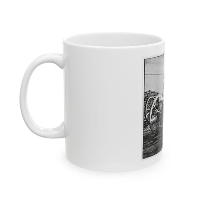 Unknown Location. 6-Pdr. Field Gun, Model 1841 (U.S. Civil War) White Coffee Mug