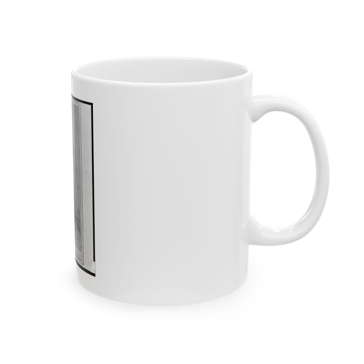 Colonel Geza Milahotzy, Union Officer In The 24th Illinois Infantry Regiment, Full-Length Portrait, Standing, Facing Front (U.S. Civil War) White Coffee Mug