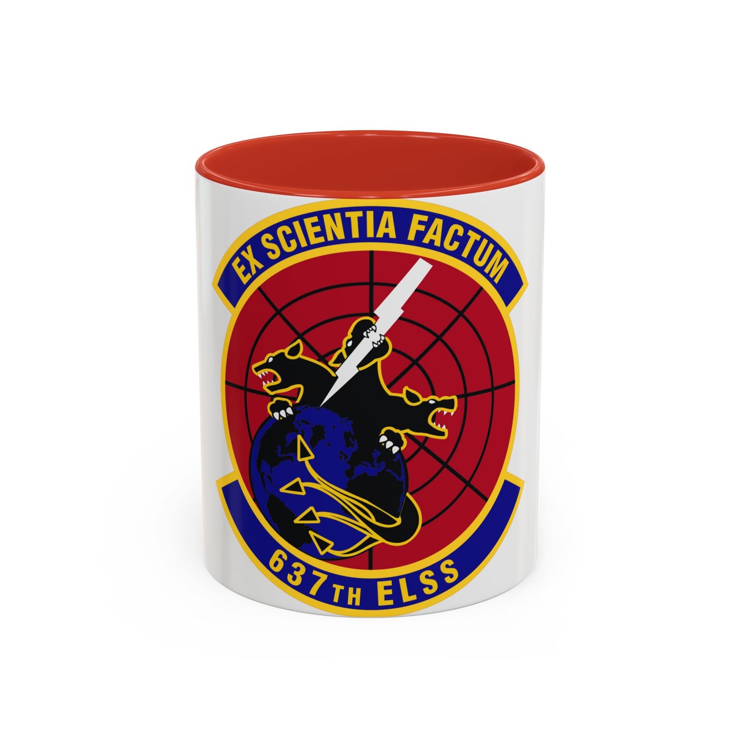 637th Electronic Systems Squadron (U.S. Air Force) Accent Coffee Mug