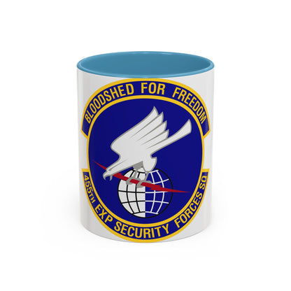 455th Expeditionary Security Forces Squadron (U.S. Air Force) Accent Coffee Mug