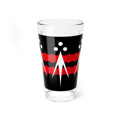 Pays de Lorient traditional district flag (France) Pint Glass 16oz