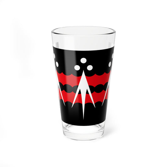 Pays de Lorient traditional district flag (France) Pint Glass 16oz