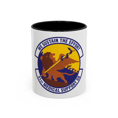 31st Medical Support Squadron (U.S. Air Force) Accent Coffee Mug