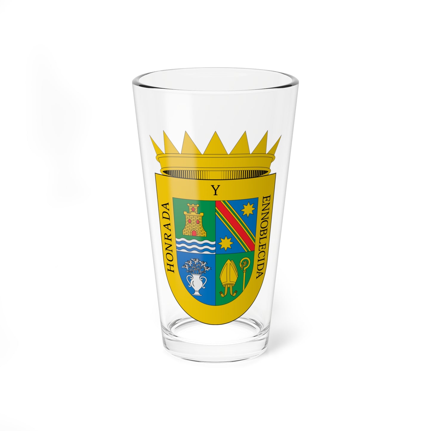 Escudo de Alguazas Murcia 2 (Spain) (Coat of Arms) Pint Glass 16oz